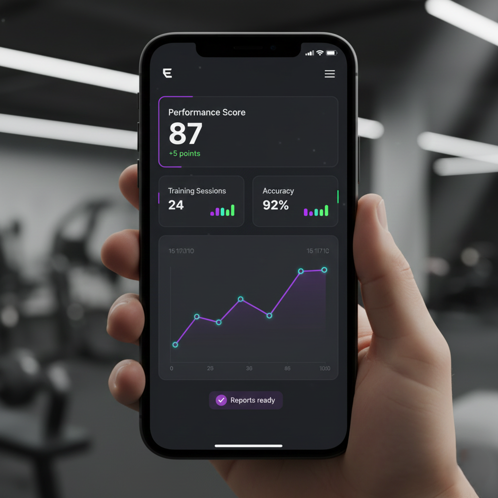 SportAI Dashboard UI Screenshot